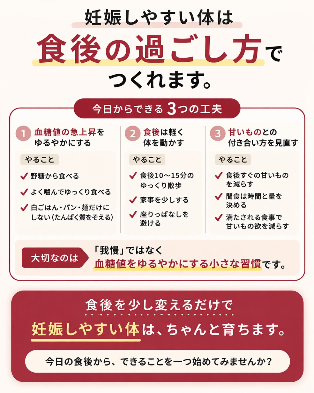 妊活中、