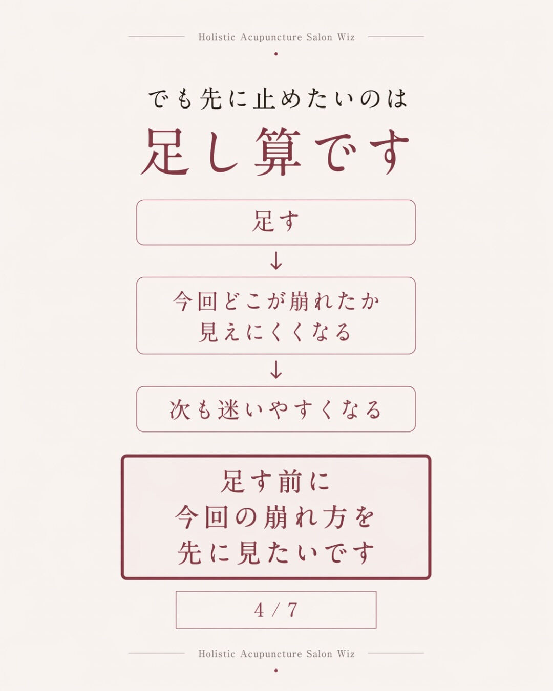 また生理が来ると、