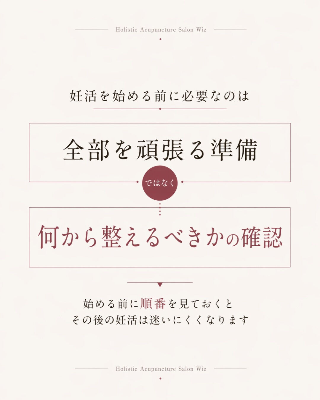 妊活を始めようと思った時、