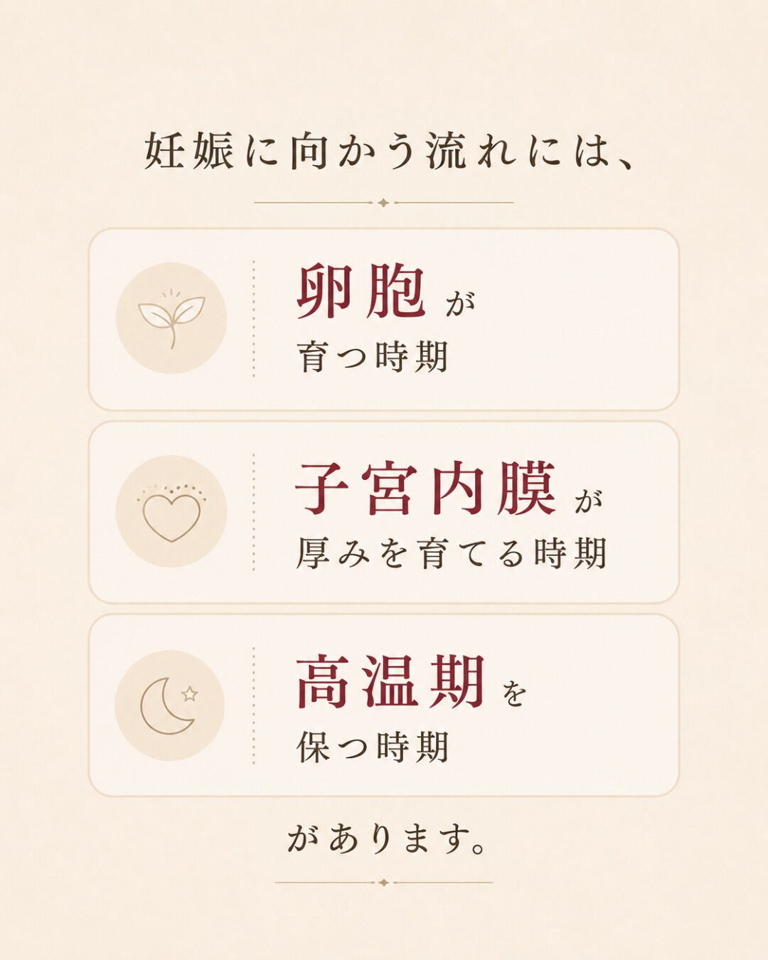 妊娠したいのに進まない時、 