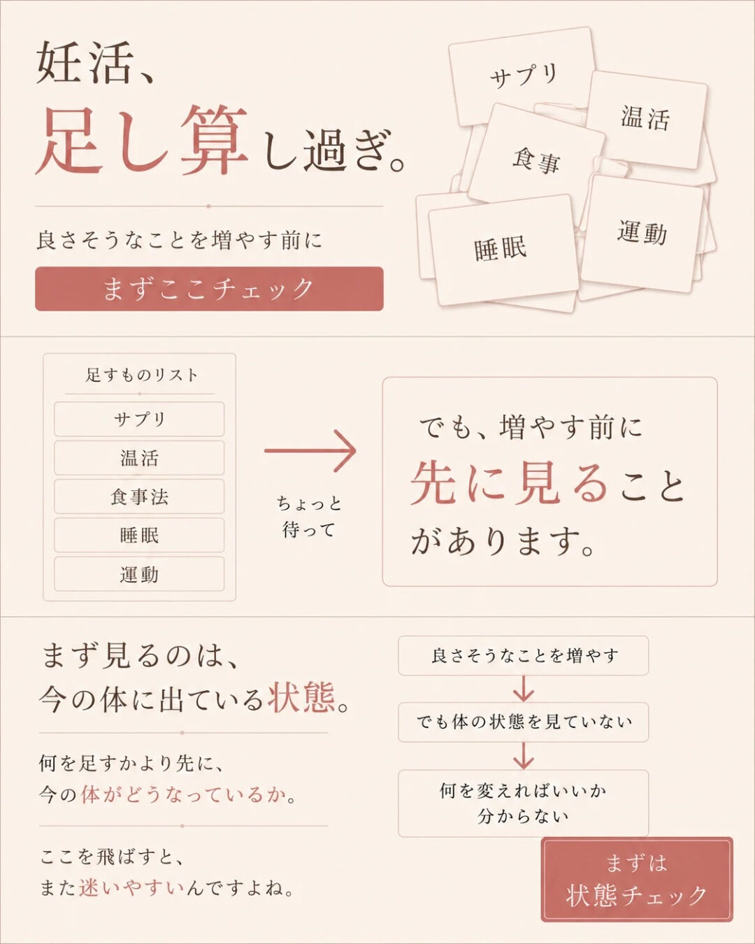妊活がうまくいかない時って、