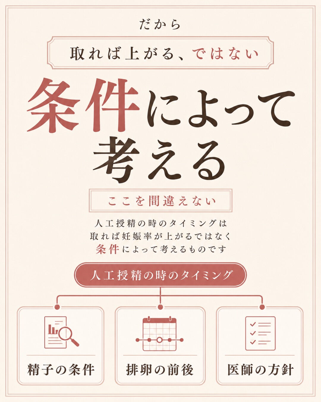 人工授精の時、