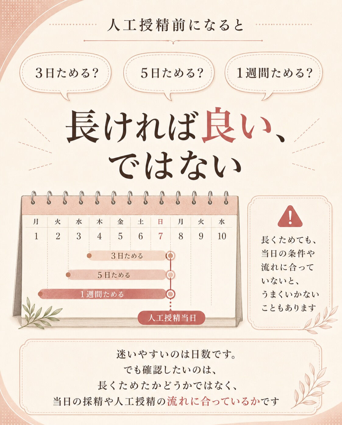 人工授精前、