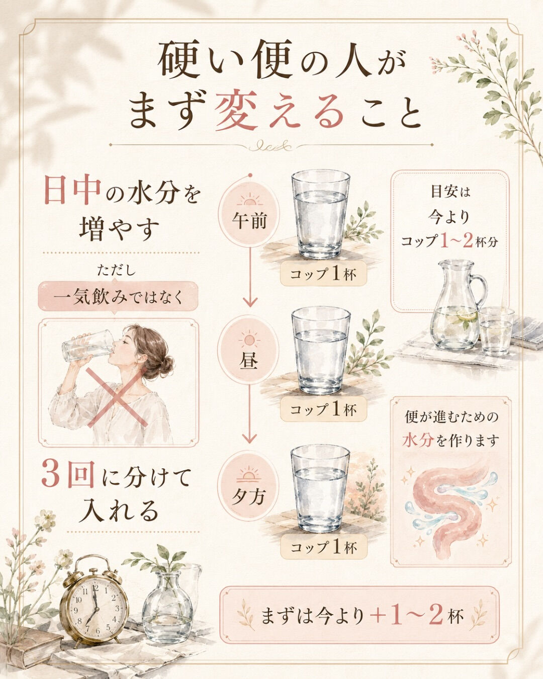 便の状態で、妊活の進め方は変わります