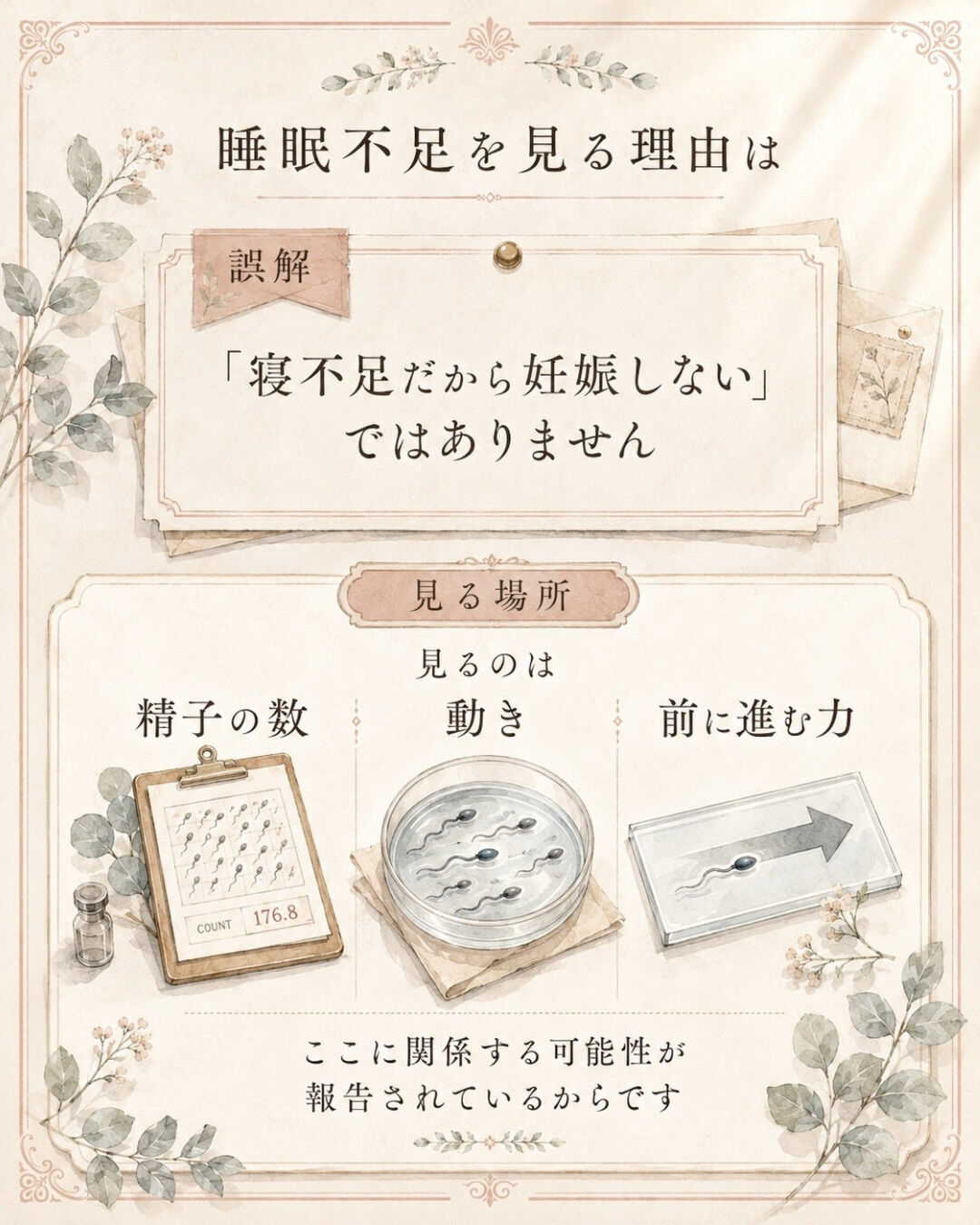 男性の睡眠不足は、精液検査のどこに出るのか