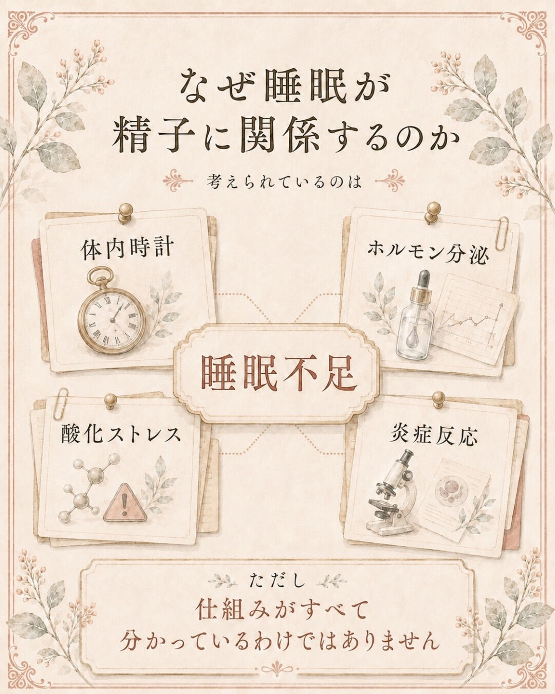 男性の睡眠不足は、精液検査のどこに出るのか