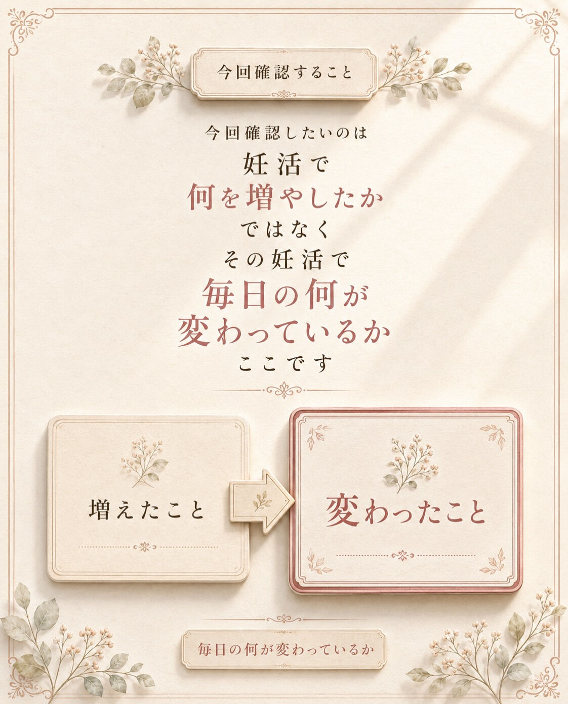 妊娠判定が出たら、妊活は終わり