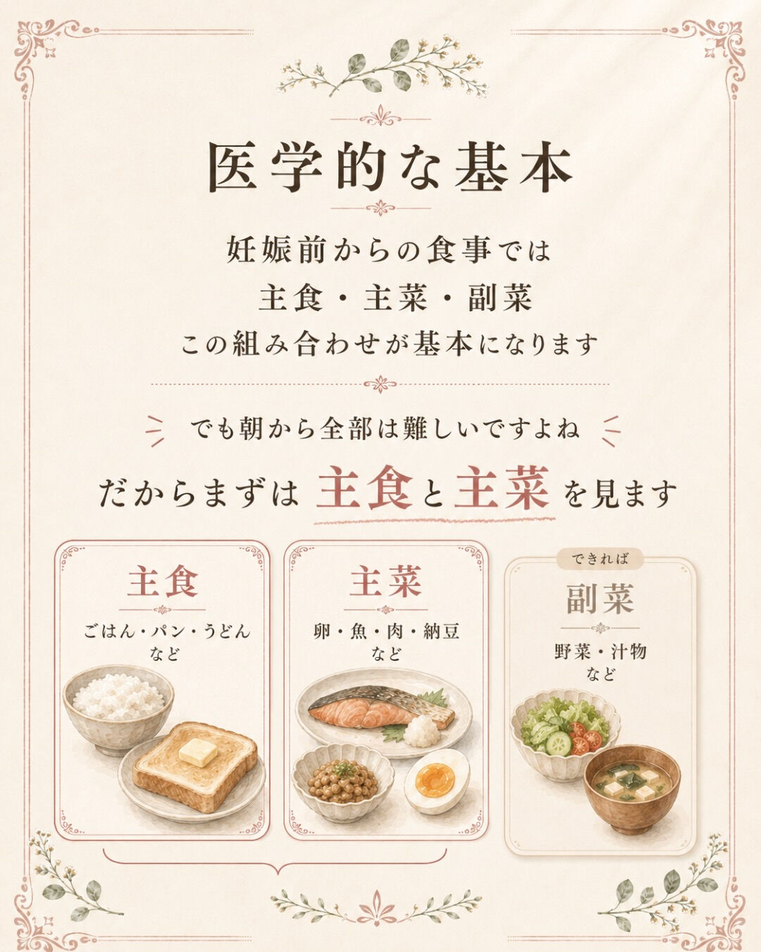 妊活中、朝ごはんって何食べてますか？