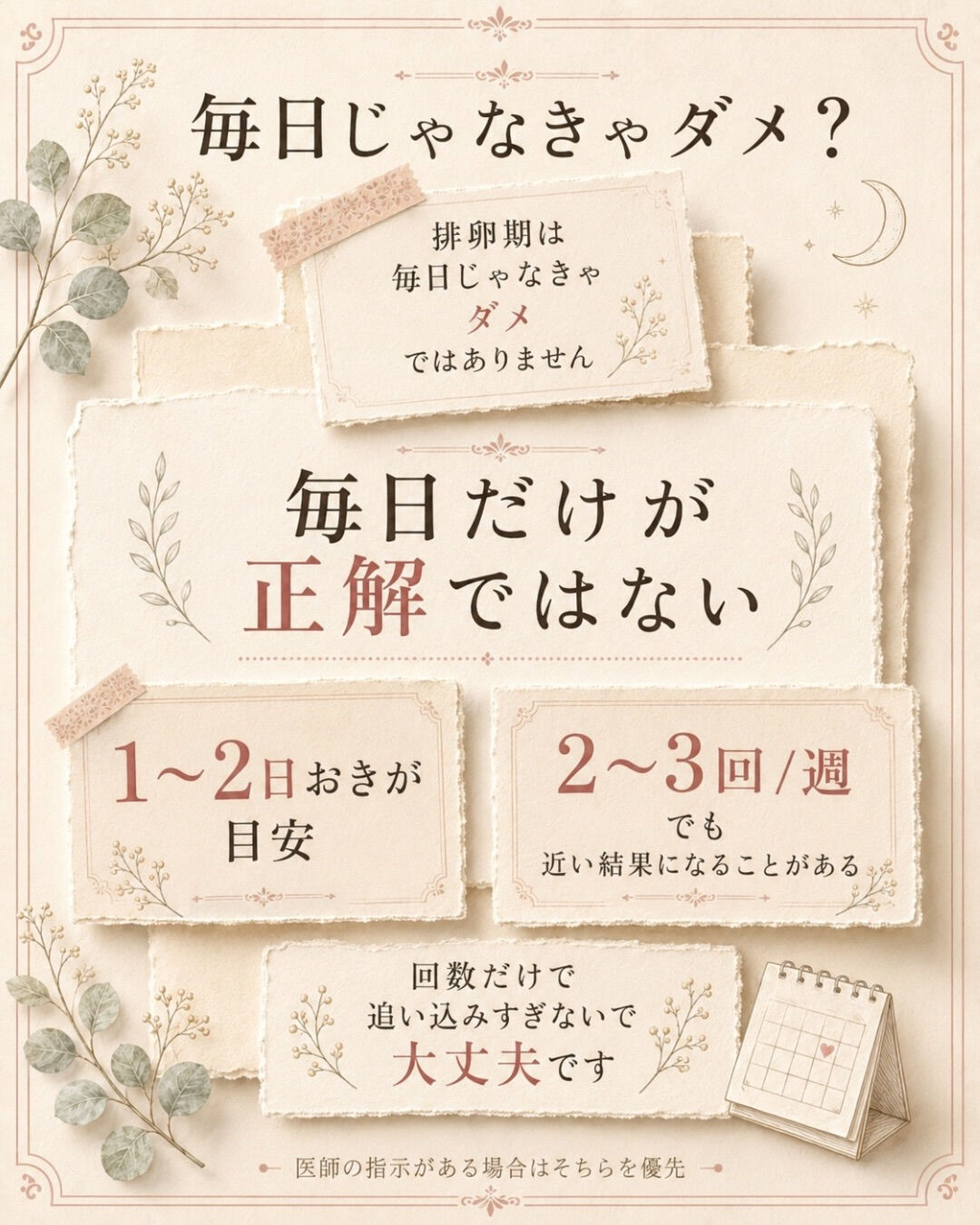 排卵期になると、