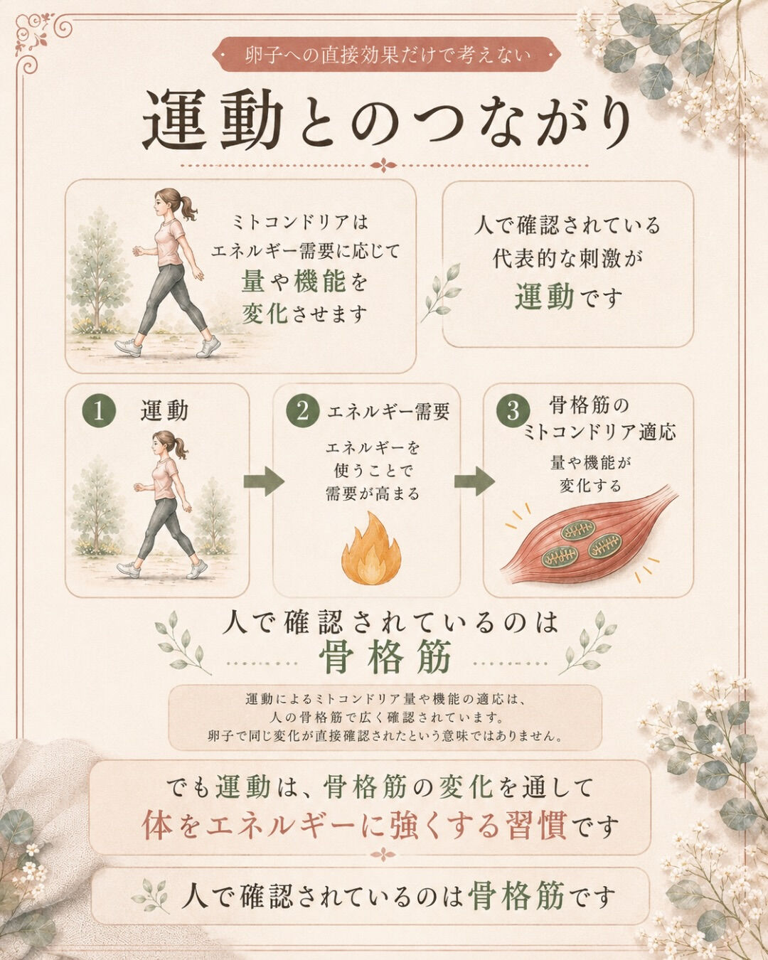 「運動は妊活にいい」