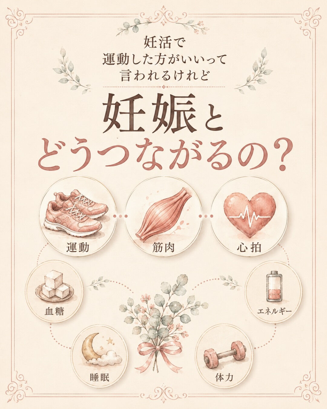 「妊活には運動が大事」