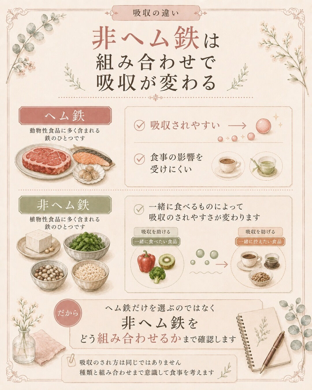 鉄を意識して、