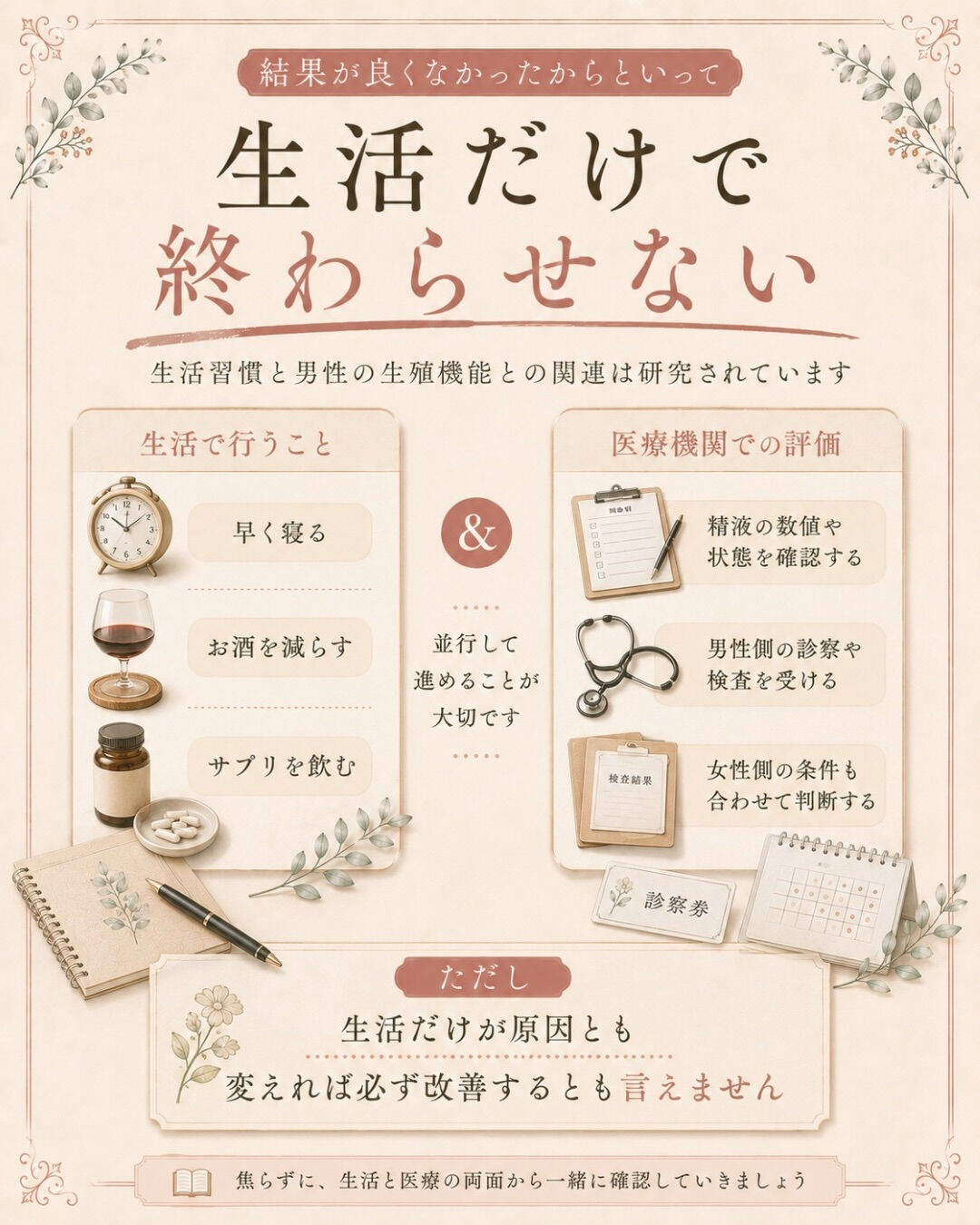 精液検査の結果が良くなったか悪かったか