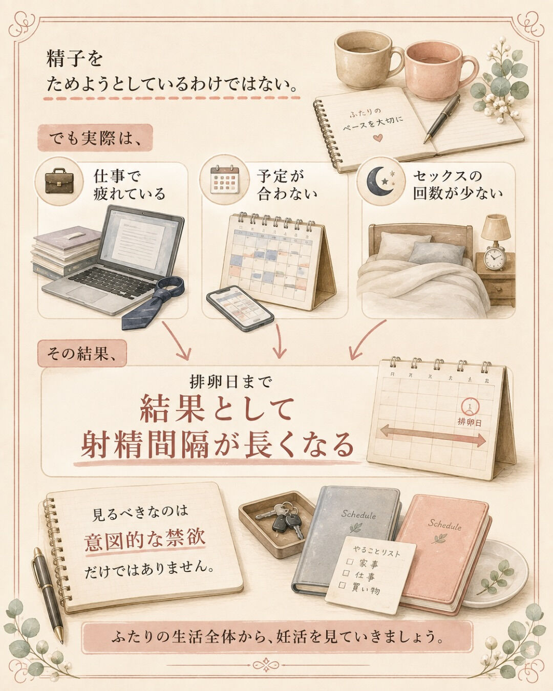 排卵日だけタイミングを取っている