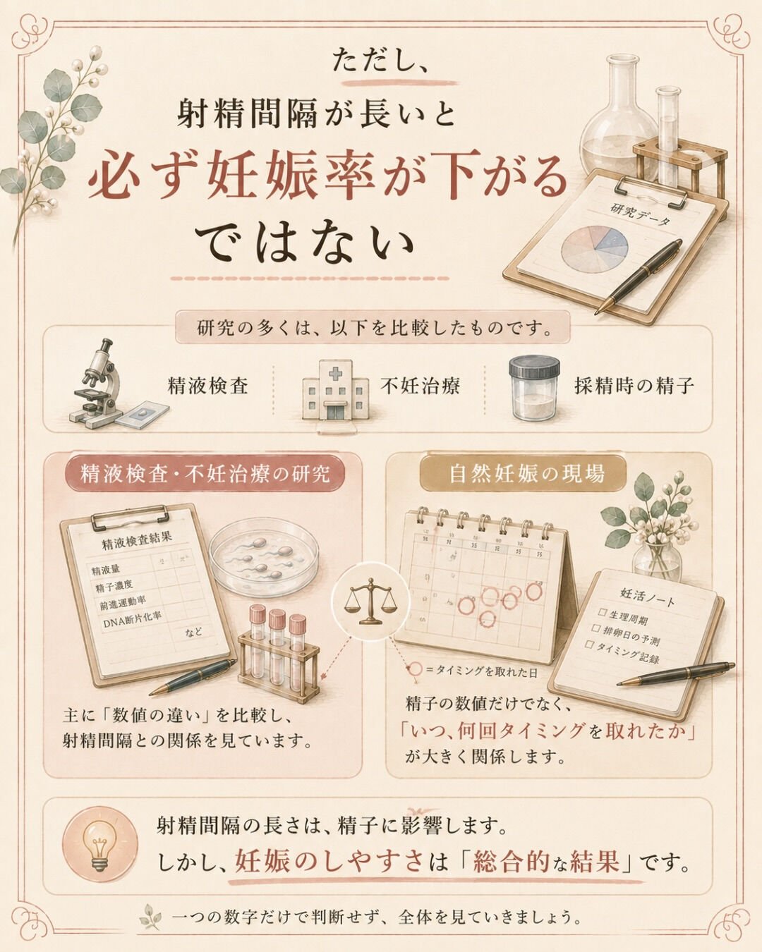 排卵日だけタイミングを取っている