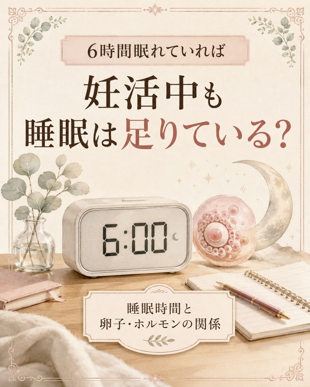妊活中、