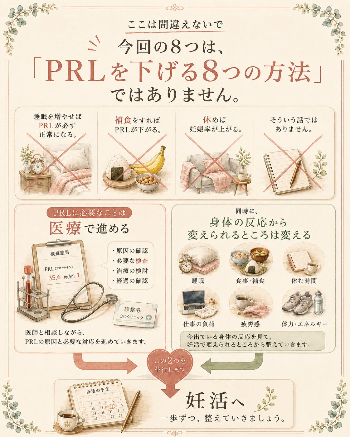 プロラクチンが高かった