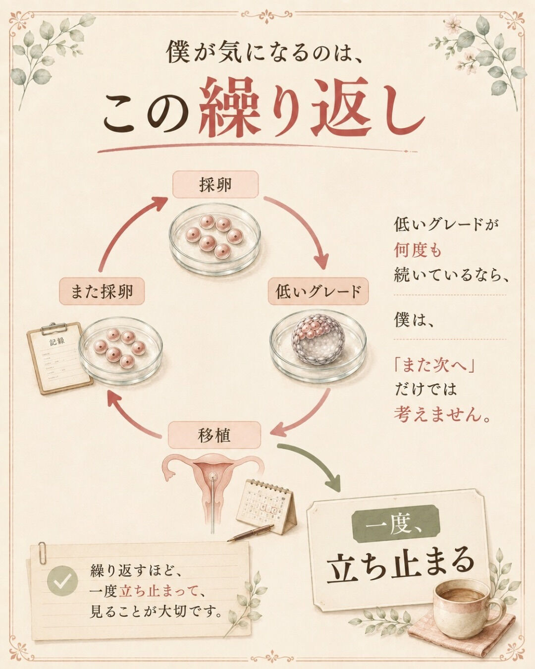 胚のグレードが低かった