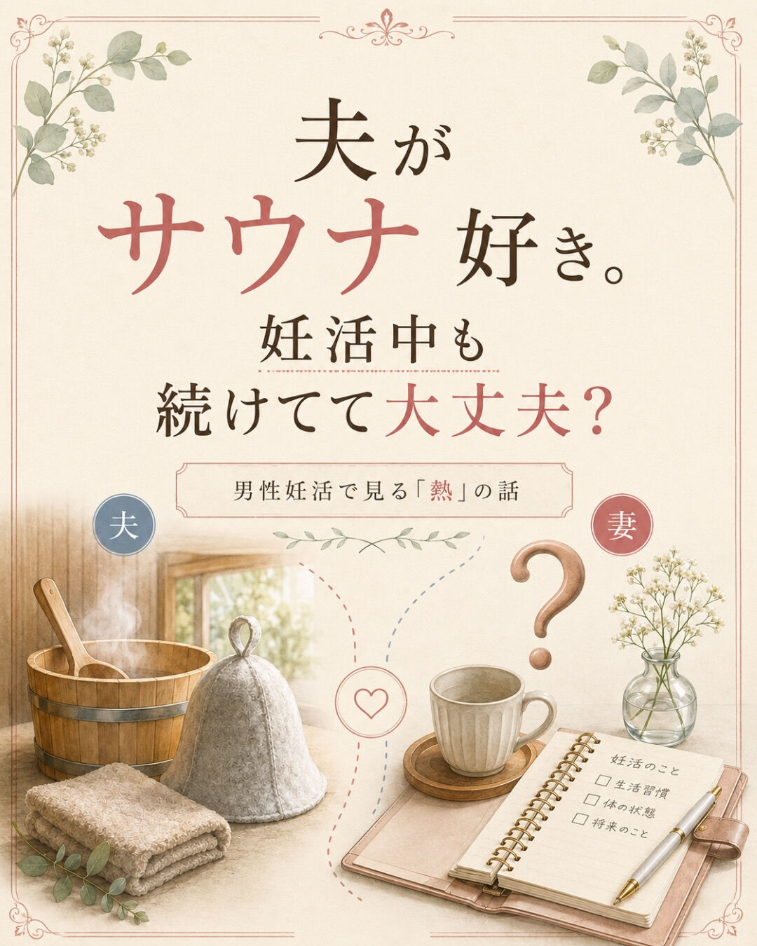 夫がサウナ好き