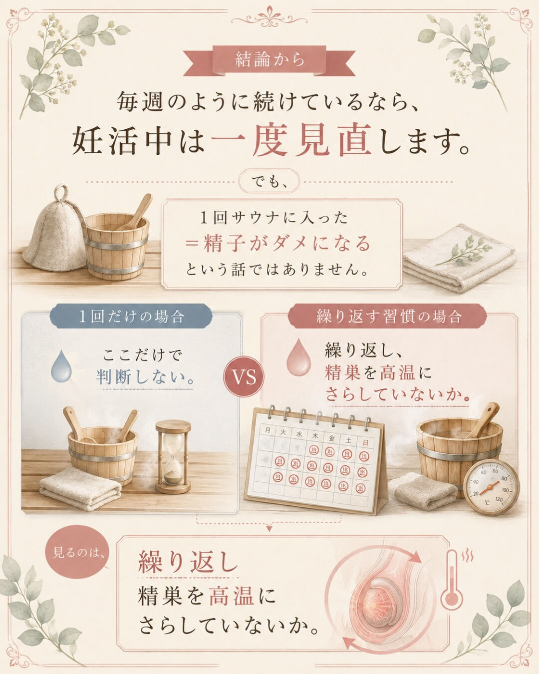 夫がサウナ好き