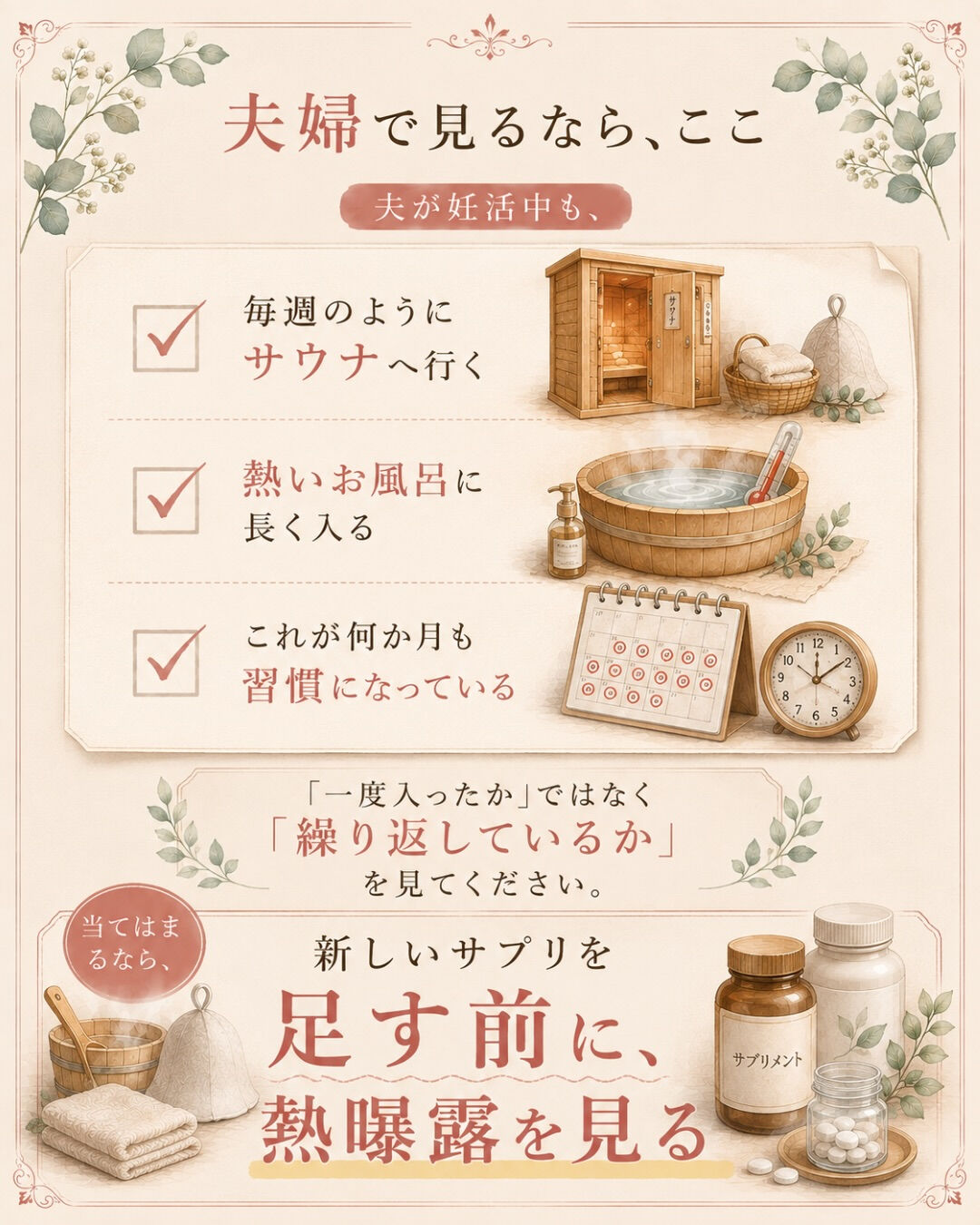 夫がサウナ好き