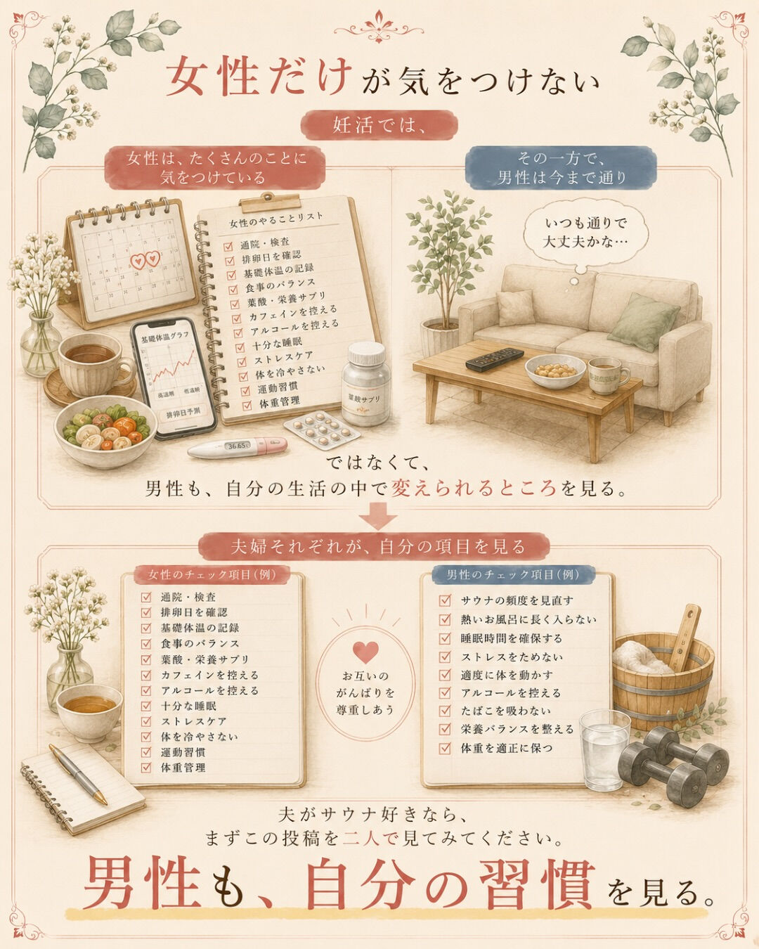 夫がサウナ好き