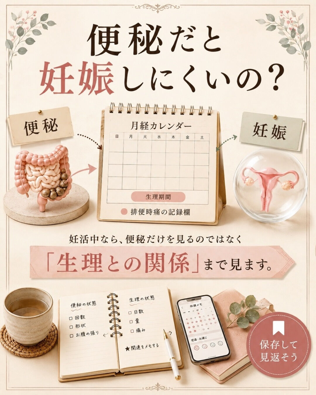 「便秘だと、妊娠しにくいですか？」