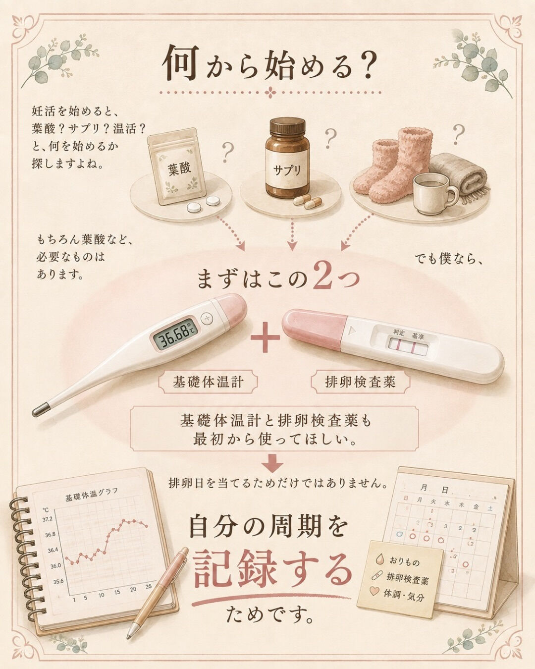 妊活を始めたら、