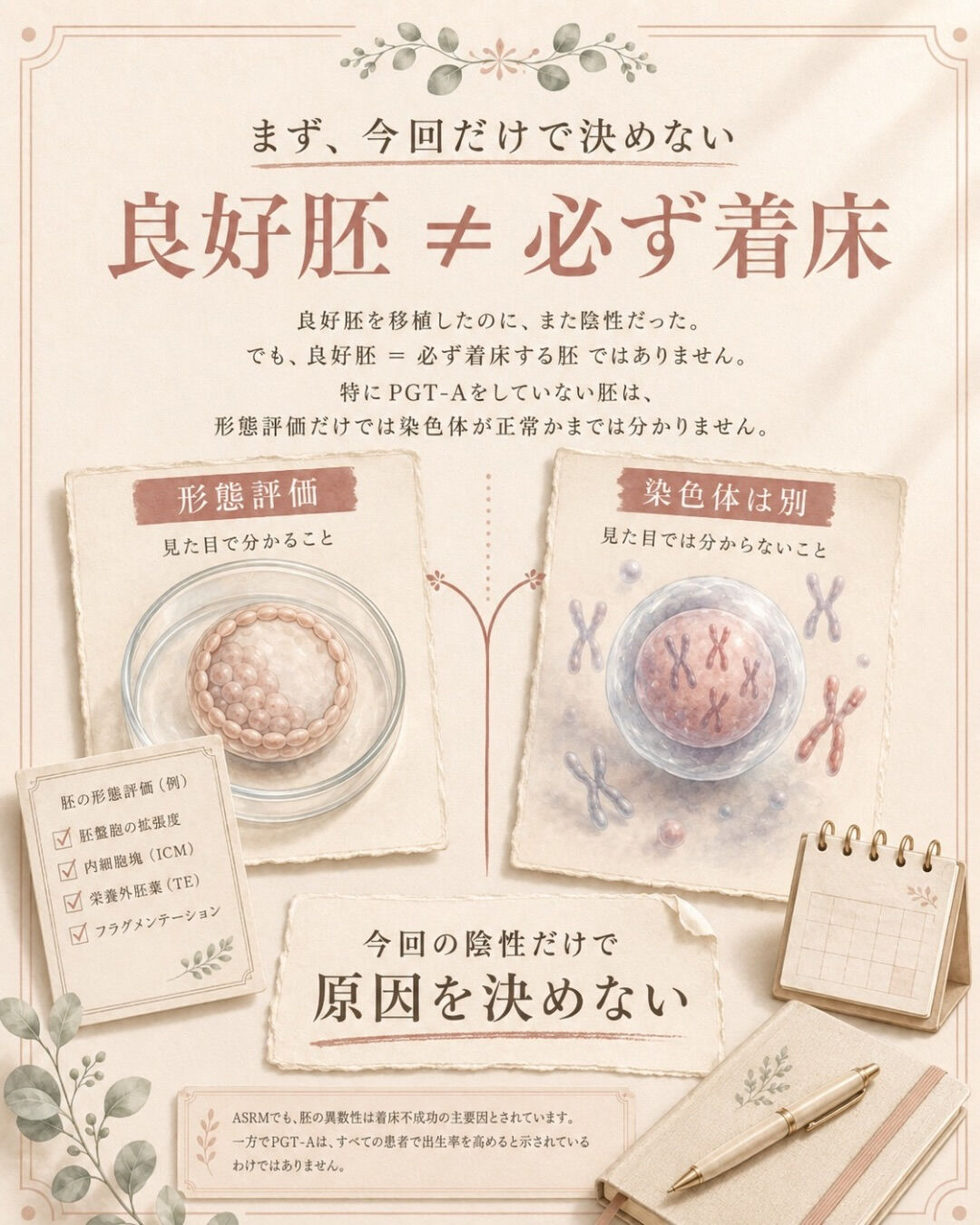 良好胚を移植して、また陰性だった