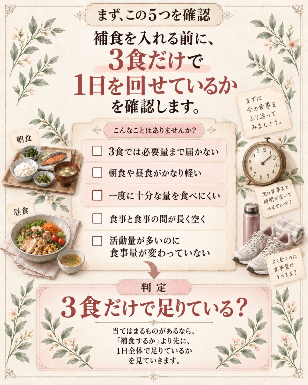 3食食べている＝