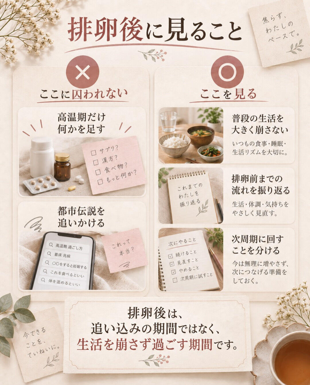 排卵後になると、