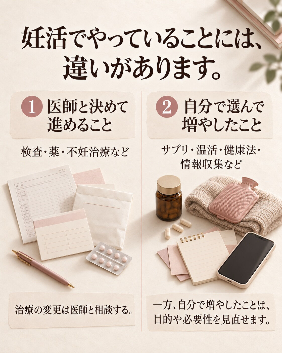 「妊活のために」と増やしたこと、
