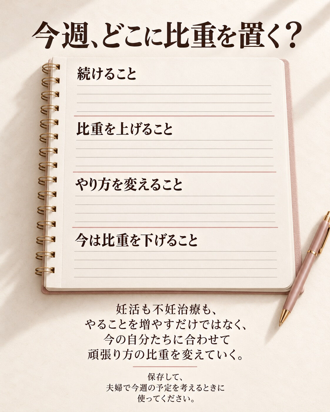 「妊活のために」と増やしたこと、