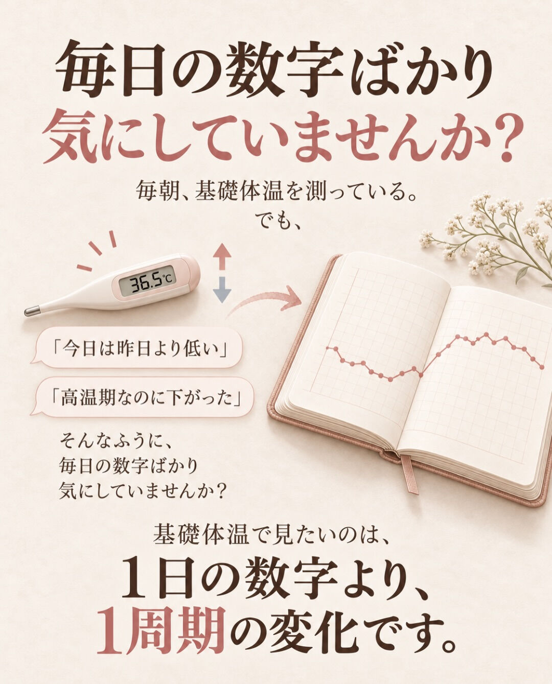 基礎体温、毎朝測っているけど、どう見ればいいの？